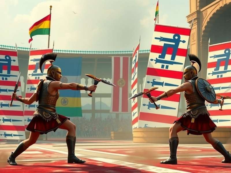 Empire S Mace Gladiator in-game battle arena